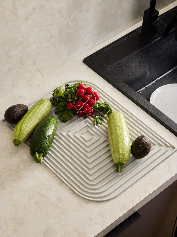 Коврик для сушки посуды dry flex, 34,6х44,6 см