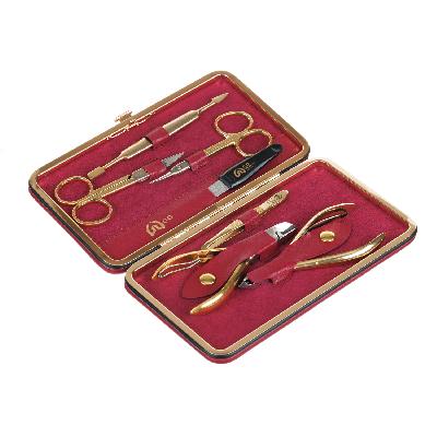 Маникюрный набор GD, 7 пр Футляр: искусcтвенная кожа