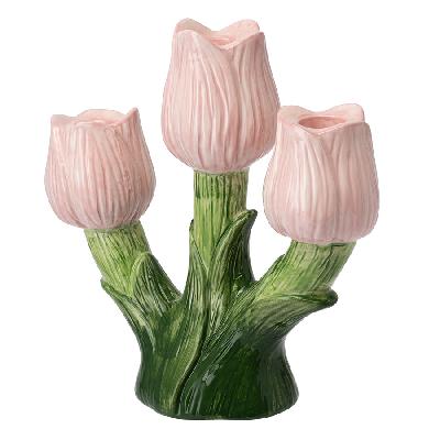 Подсвечник floret для трех свечей из коллекции , 20 см