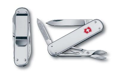 Нож перочинный VICTORINOX Money Clip, 74 мм, 5 функций, алюминиевая рукоять
