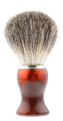 Помазок для бритья IL Ceppo, каучуковая смола, барсучий ворс, рукоять