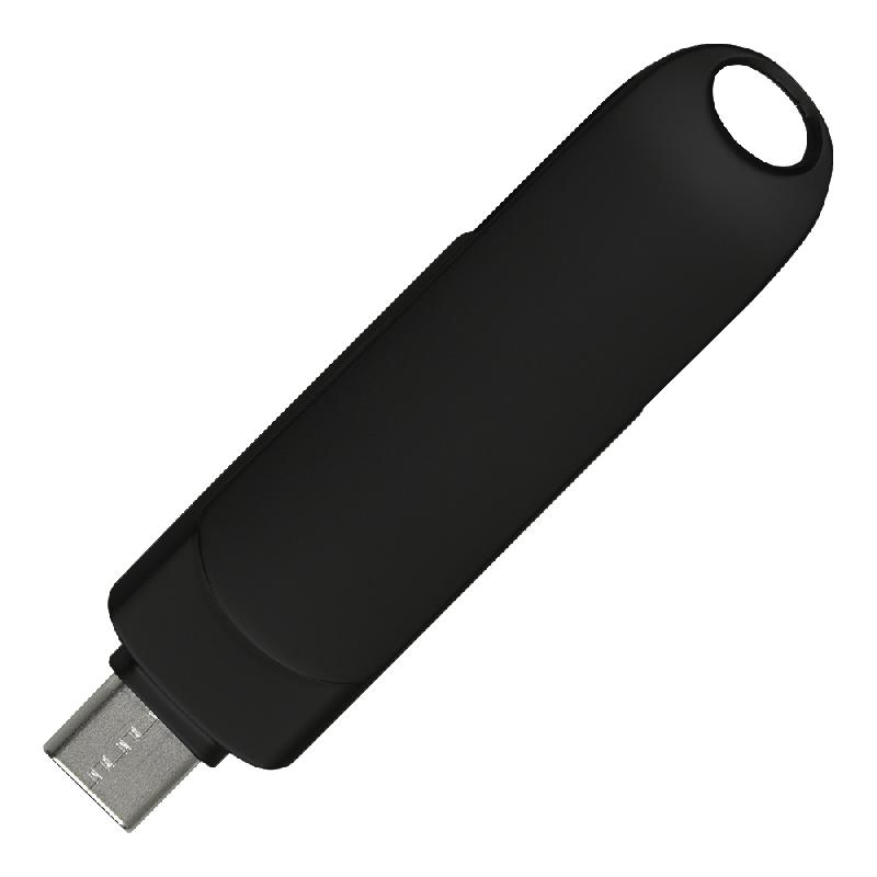 Флеш накопитель  USB 3.0 + TYPE C Cupertino, металл, 32 GB