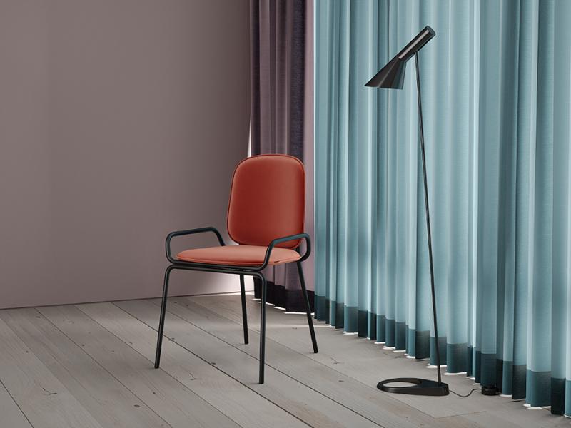 Стул ror, double frame, велюр