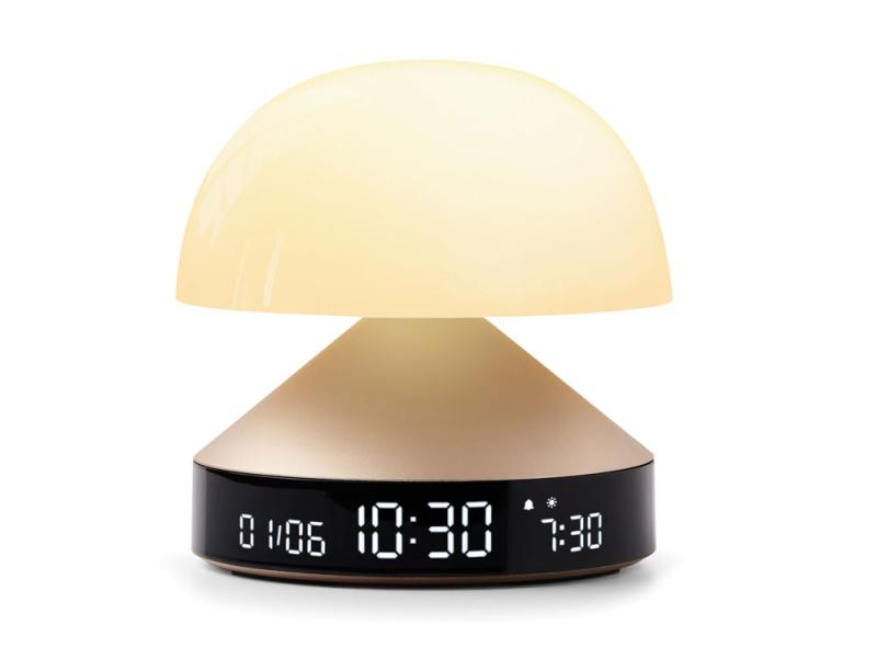 Светильник с часами и световым будильником Mina Sunrise
