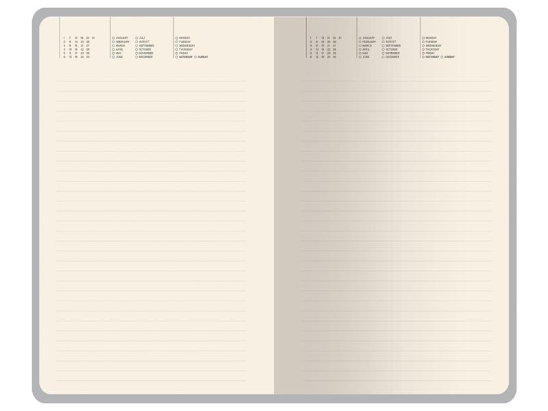 Ежедневник недатированный А5 Total beige