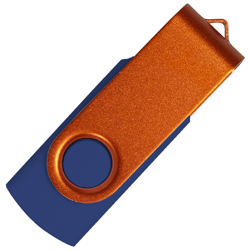 Флеш накопитель USB 2.0 Twister Сolor Mix 16GB, пластик Софт Тачметалл