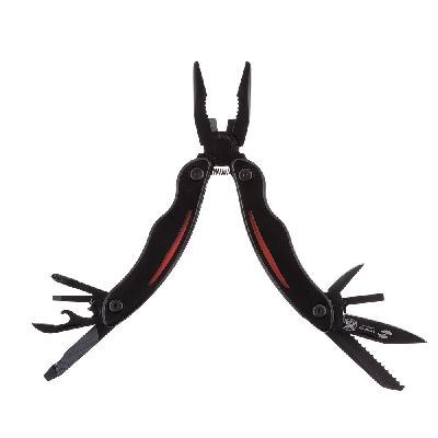 Мультитул Stinger, 105x50 мм, 9 функций, пластик, в комплекте нейлоновый чехол