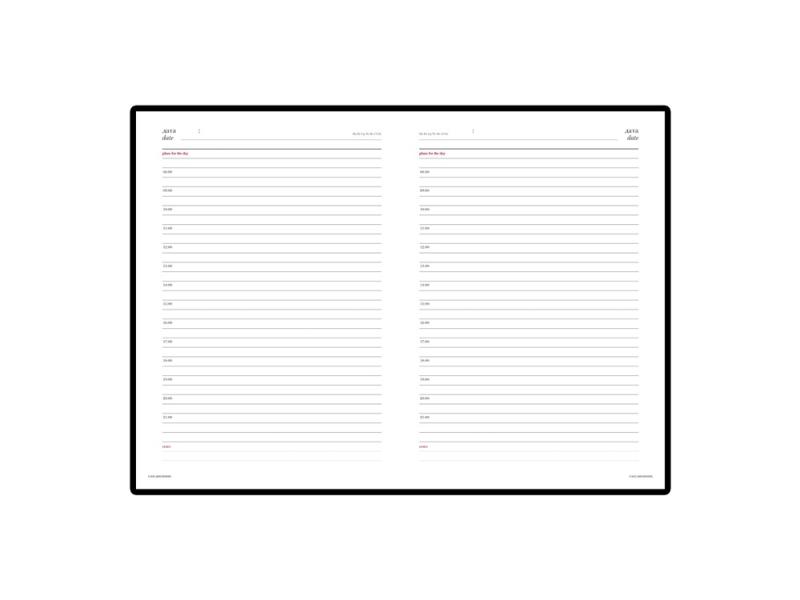 Ежедневник А5 недатированный Leader