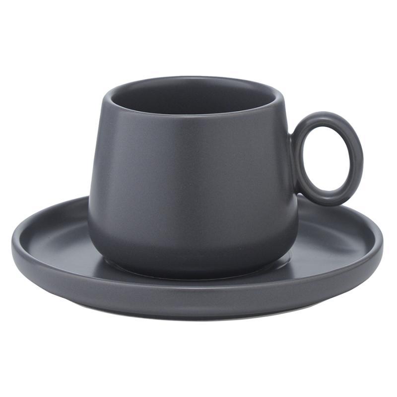 Набор из двух чашек с блюдцами  из коллекции essential, 120 мл