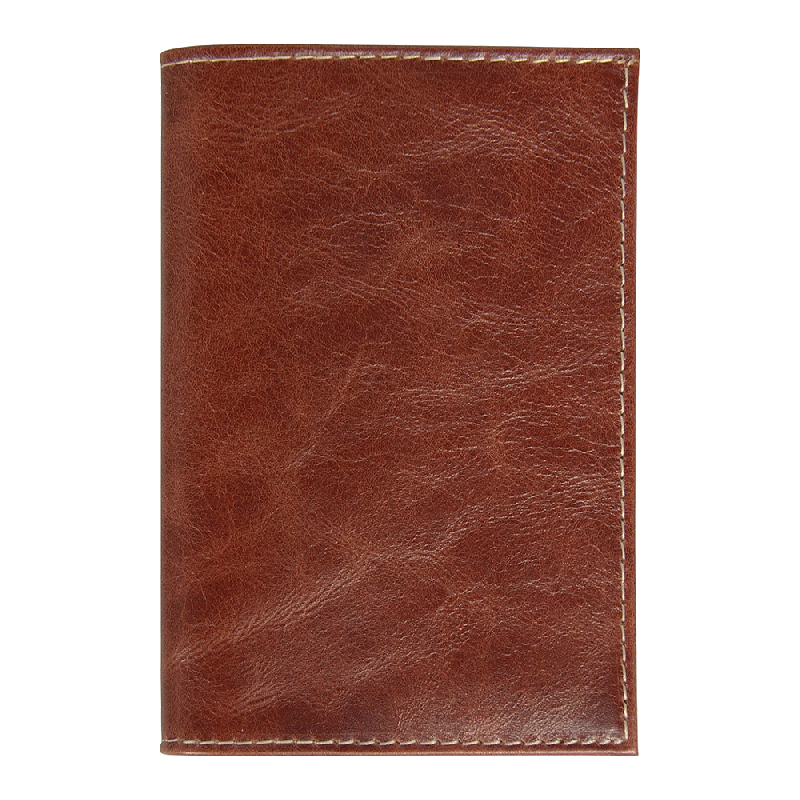 Обложка для автодокументов Leather Sky Matt Sun из натуральной кожи,  с белой прострочкой