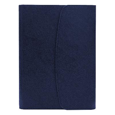 Ежедневник в суперобложке Country Bergamo Synergy A5+, недатированный, в твердой обложке. Синий срез