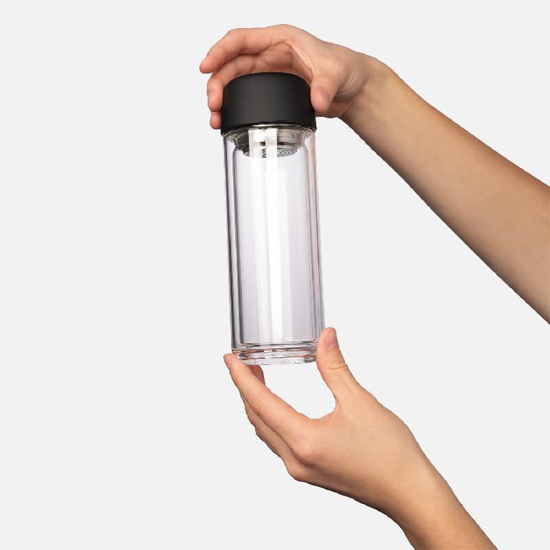 Бутылка стеклянная с двойными стенками Bianca