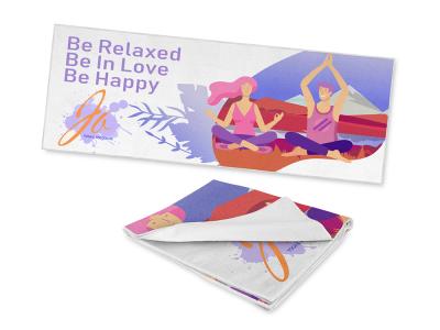 Полотенце для йоги для сублимации