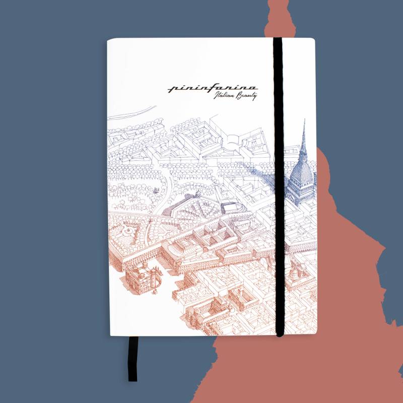 Блокнот линованный Pininfarina ITALIAN BEAUTY TORINO из каменной бумаги, А5
