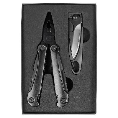 Набор подарочный мультитул и  брелок-мультитул  Tools Hardwork ,  в подарочной коробке