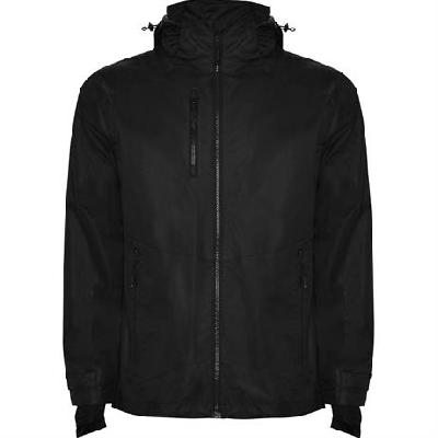 Куртка («ветровка») ALASKA мужская, ЧЕРНЫЙ S