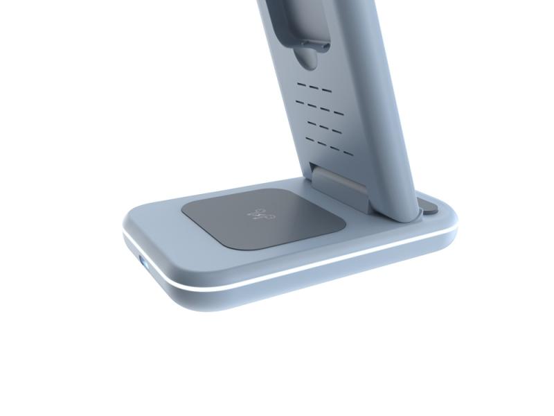 Беспроводное зарядное устройство 3-в-1 WS-304, 15 Вт