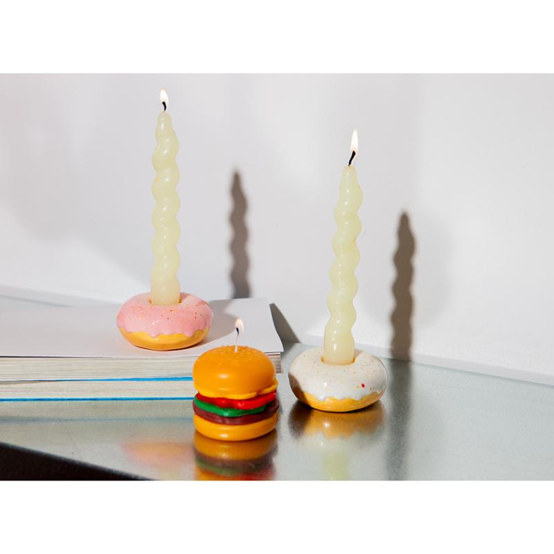 Подсвечник fast food, donut, D7 см