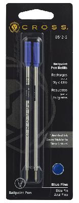 Стержень шариковый Cross тонкий, 2 шт  блистер