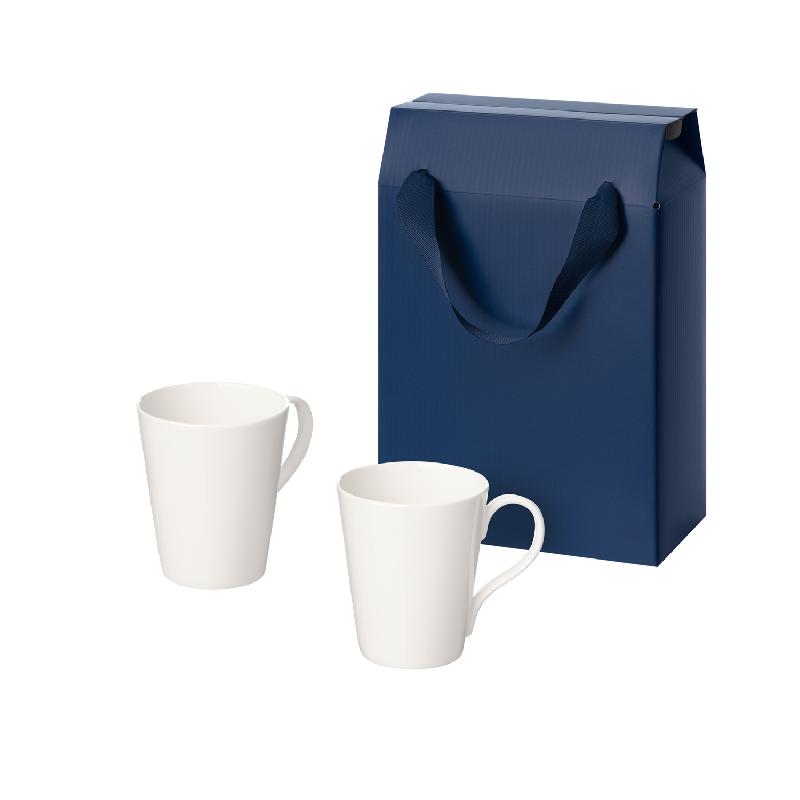 Подарочный набор Vesta в коробке-пакете (две фарфоровых кружки)