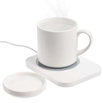 Кружка с подогревом и беспроводной зарядкой dualBase plus