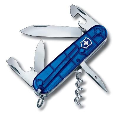 Нож перочинный VICTORINOX Spartan, 91 мм, 12 функций, полупрозрачный