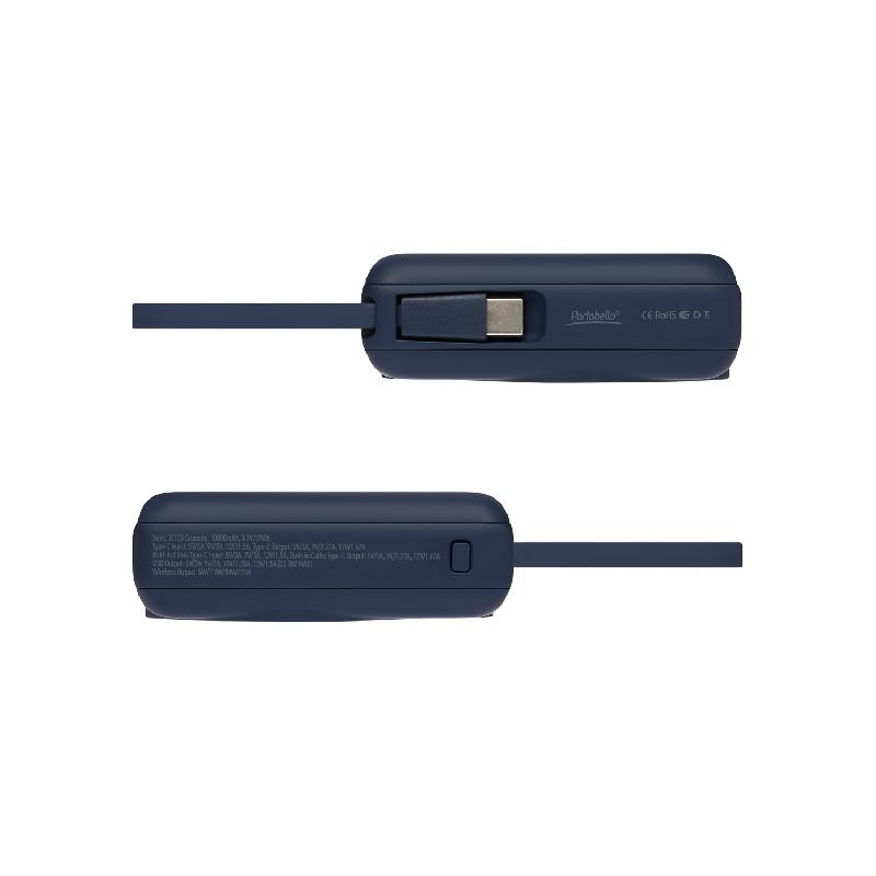 Внешний аккумулятор с подсветкой Ritter PD 10000mAh с функцией беспроводной зарядки 15W