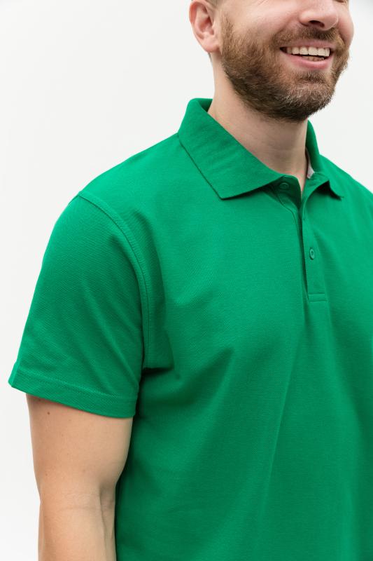 Рубашка поло мужская  STAN хлопок/полиэстер 185