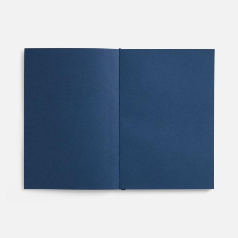 Ежедневник Flat, недатированный, синий