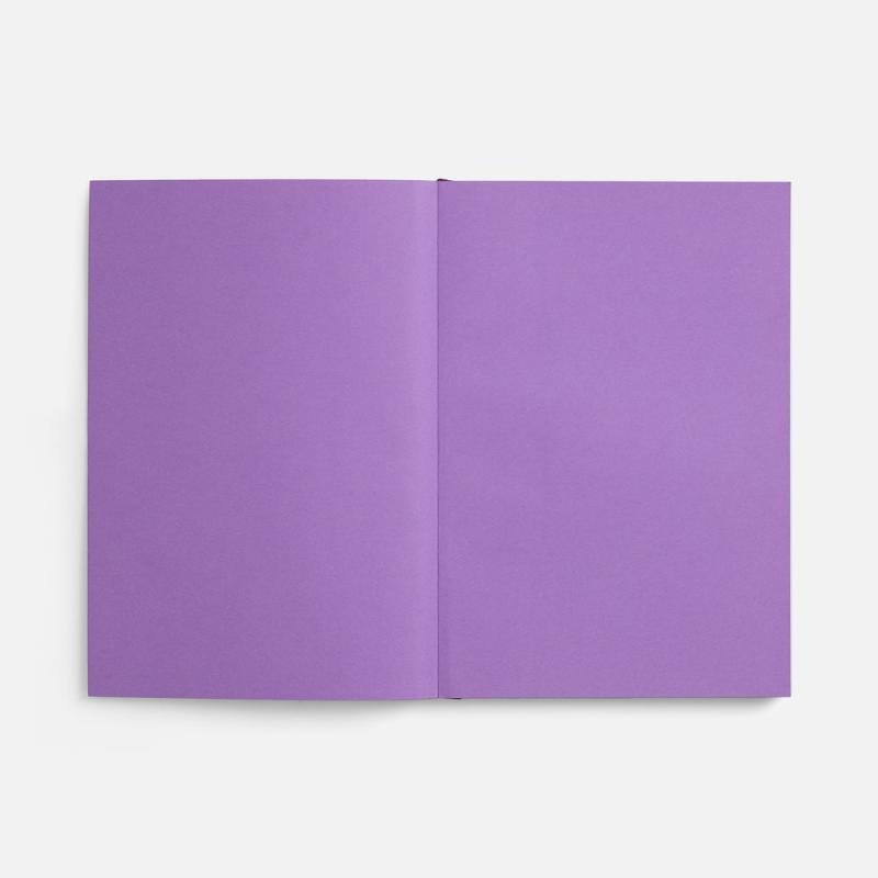 Ежедневник Flat, недатированный, фиолетовый