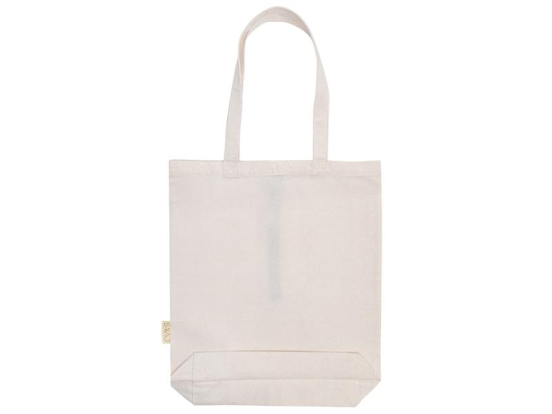 Сумка Fixy из переработанного хлопка 220 г/м2 с фиксирующей лентой