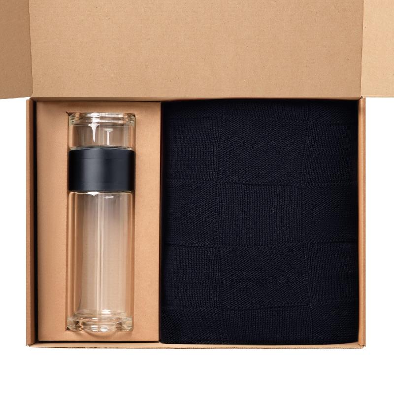 Подарочный набор Terso, Cella,  (плед, термобутылка)