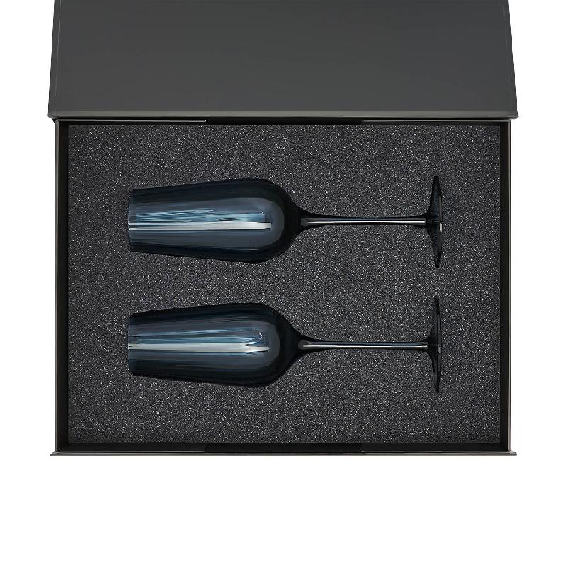 Подарочный набор 2 бокала для шампанского Toscana в черной коробке