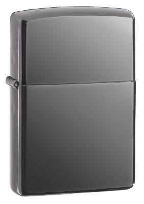 Зажигалка ZIPPO Classic с покрытием Black Ice®, латунь, глянцевая, 38x13x57 мм