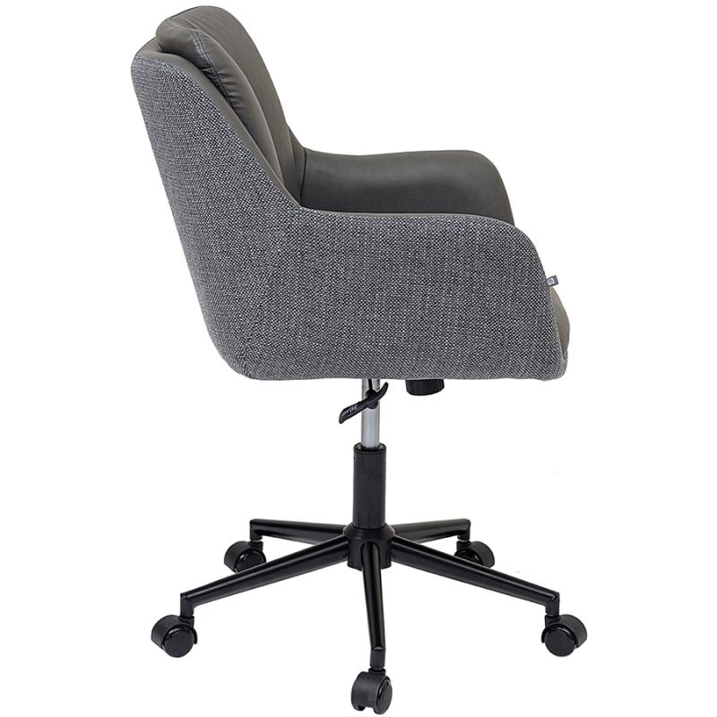 Стул на колесиках allar, экокожа, рогожка