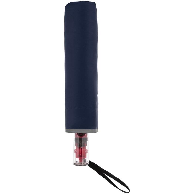 Зонт наоборот складной Futurum со светоотражающим кантом