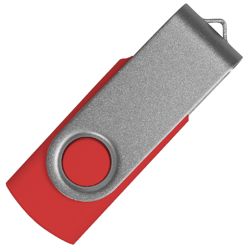 Флеш накопитель USB 2.0 Twister Сolor Mix 16GB, пластик Софт Тачметалл
