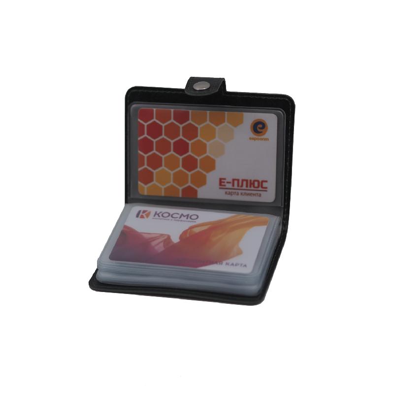 Футляр для визитныхкредитных карт (визитница), кожзаменитель Nebraska (Небраска)