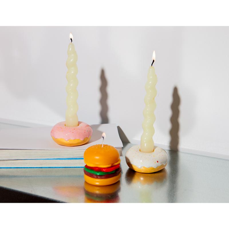 Подсвечник fast food, donut, D7 см