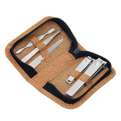 Набор Dewal Beauty маникюрный 5 предметов в пробковом чехле