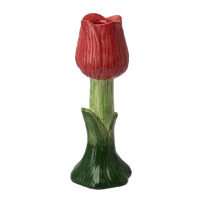 Подсвечник floret красного цвета из коллекции , 18 см