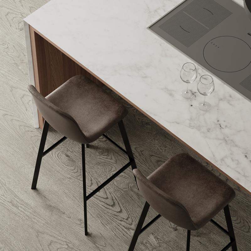 Стул барный hugh, экокожа