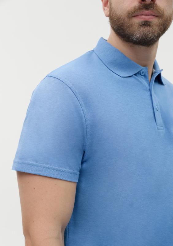 Рубашка поло мужская  STAN хлопок/полиэстер 185