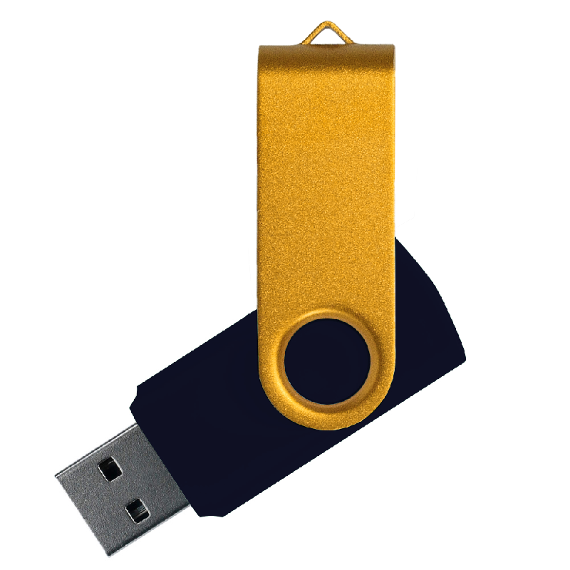 Флеш накопитель USB 2.0 Twister Сolor Mix 16GB, пластик Софт Тачметалл