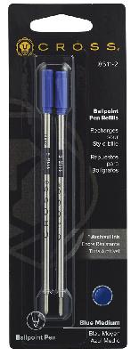 Стержень шариковый Cross средний, 2 шт  блистер