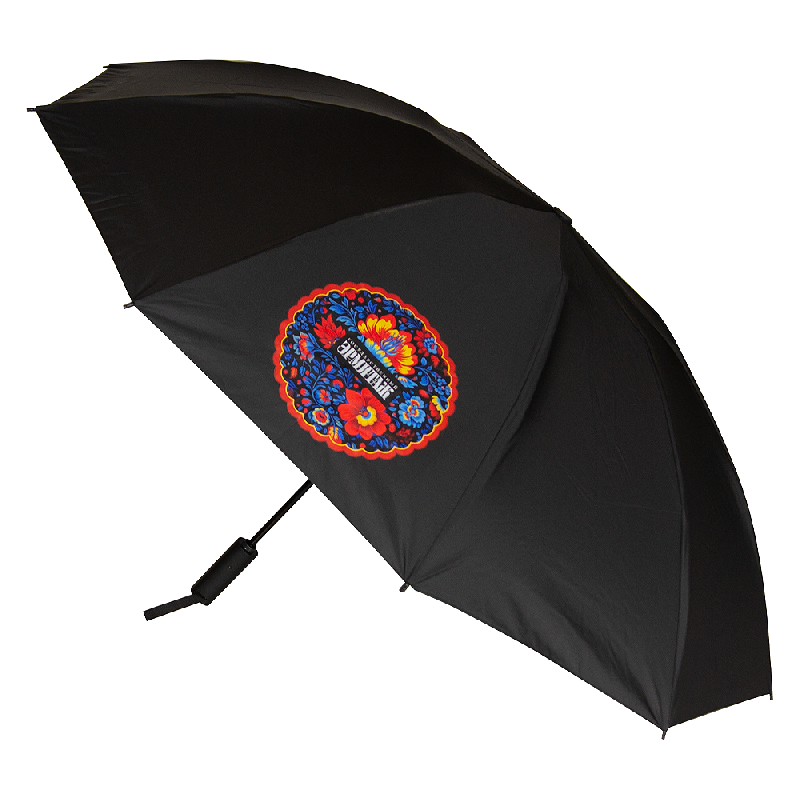 Зонт складной автоматический обратного сложения Forest Liverpool Reverse Safeclosing Print Sample  Эрмитаж , диаметр 117 см, 10 панелей, с плавным закрытием, в подарочной коробке