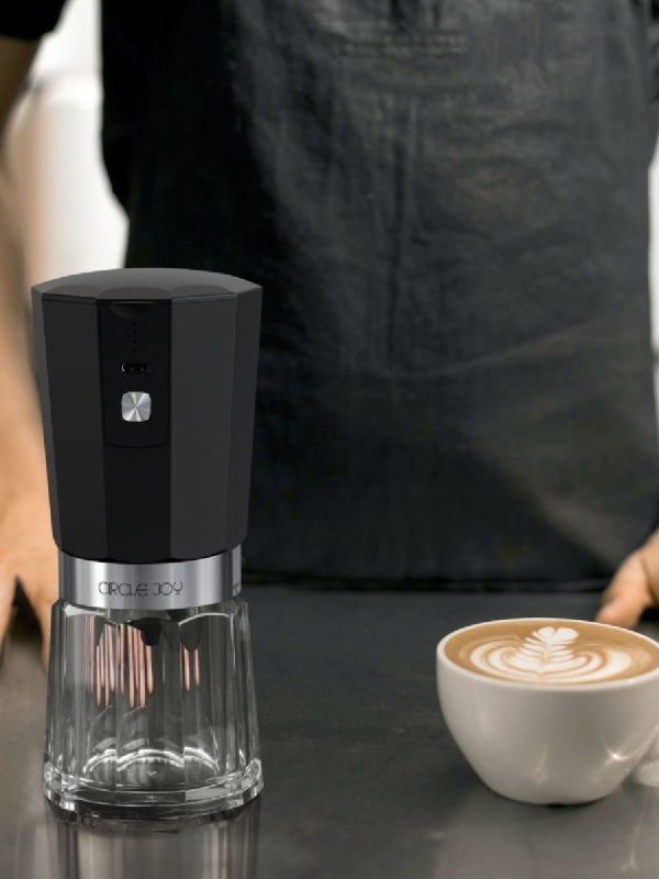 Мельница для кофе электрическая Circle Joy, прозрачный