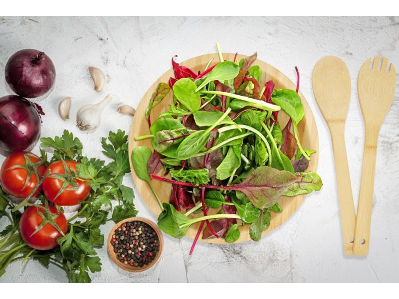 Бамбуковая салатница и приборы Argulls