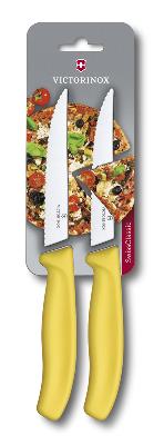 Набор из 2 ножей для стейка и пиццы VICTORINOX SwissClassic "Gourmet", 12 см,  рукоять