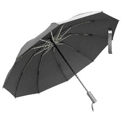 Зонт складной автоматический обратного сложения Forest Liverpool Reverse Safeclosing, диаметр 117 см, 10 панелей, с плавным закрытием, в подарочной коробке